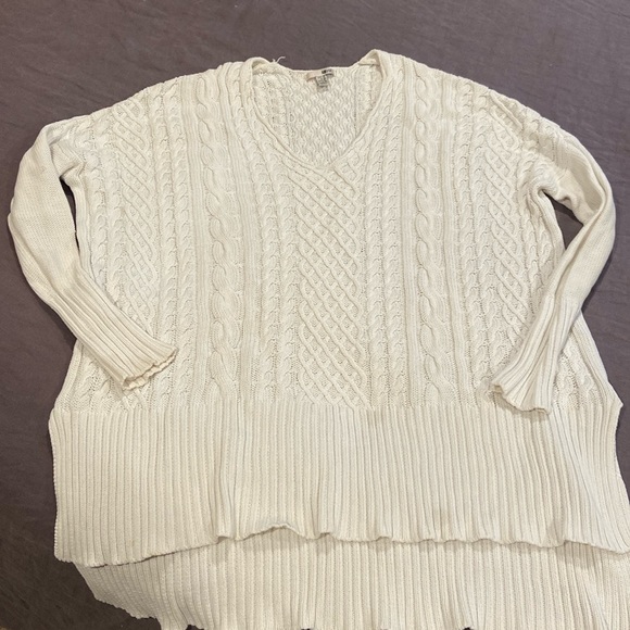 Amuse Society Long Sweater White - Picture 1 of 6